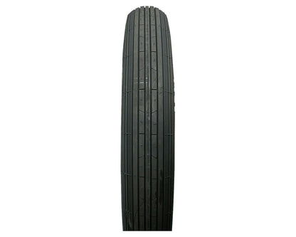 SHINKO SR604 Black Rib-Pattern Motorcycle Tire - 3.00-18 47P Front | 30186040 — product view 2