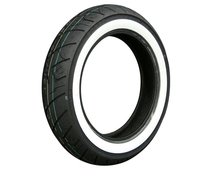 SHINKO SR777 Whitewall Cruiser Motorcycle Tire - 130/90B16 73H Front | 13907774 — product view 1