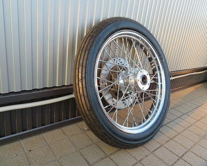 SHINKO SR201 黑色 復古機車輪胎 - 3.25-19 54P 前輪 | 32192010，商品視角 3