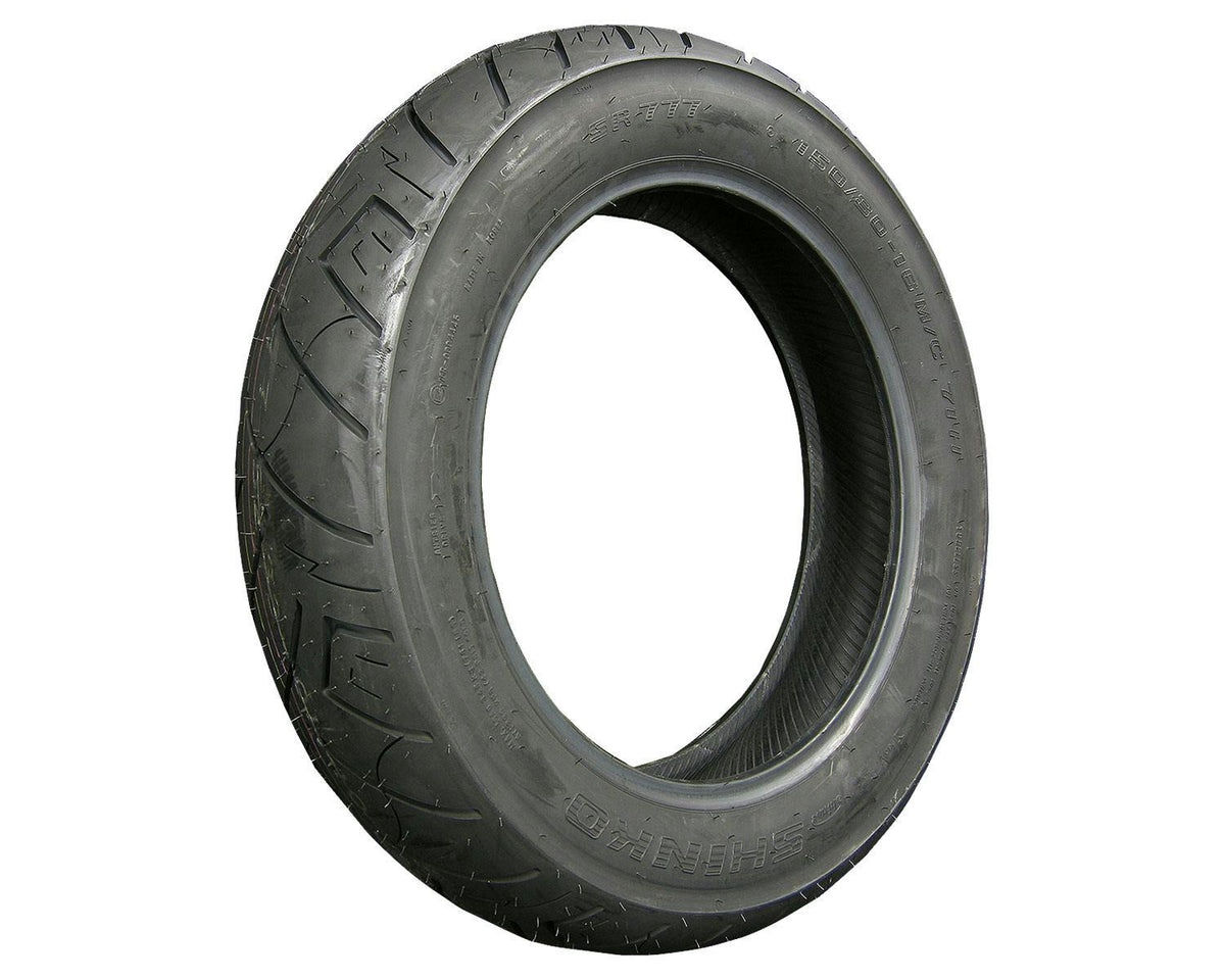 SHINKO SR777 Black Cruiser Motorcycle Tire - 150/80B16 77H Rear | 15807772 — product view 1