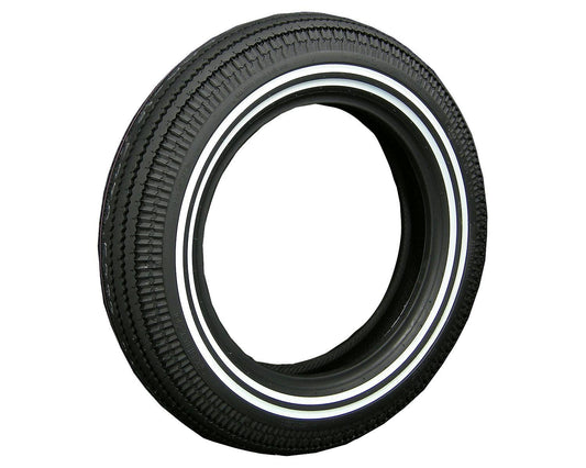 SHINKO E270 Double White Stripe Super Eagle Vintage Motorcycle Tire - 5.00-16 72H Front or rear | 50162702 — product view 1