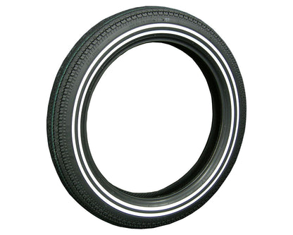 SHINKO E270 雙白線 Super Eagle 復古機車輪胎 - 4.00-19 61H 前輪 | 40192702，商品視角 1
