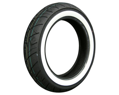 SHINKO SR777 Whitewall Cruiser Motorcycle Tire - 130/90B16 73H Rear | 13907776 — product view 1