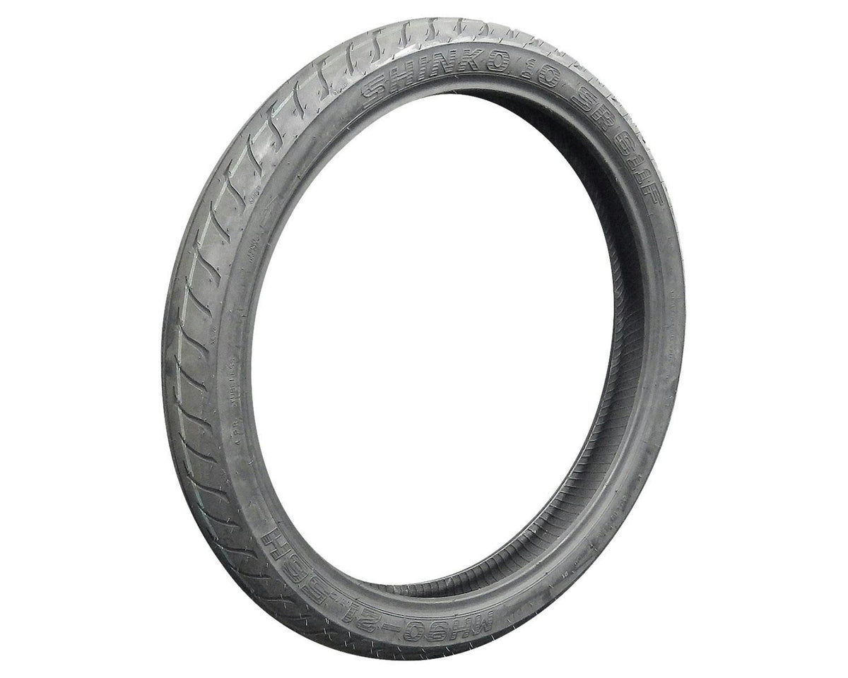 SHINKO SR611F Black Motorcycle Tire - MH90-21 56H Front | 90216110 — product view 1