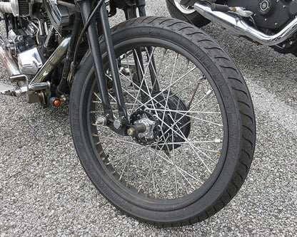 SHINKO SR611F Black Motorcycle Tire - MH90-21 56H Front | 90216110 — product view 3