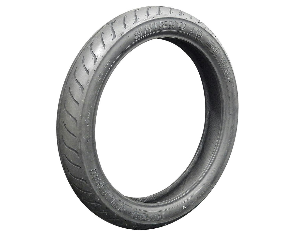SHINKO SR611F Black Motorcycle Tire - 100/90-19 Front | 90196110 — product view 1