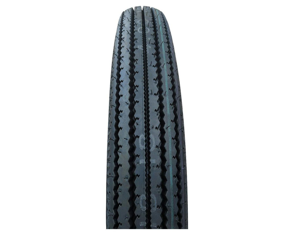 SHINKO E270 Black Super Eagle Vintage Motorcycle Tire - 4.00-18 64H Front or rear | 40182700 — product view 2