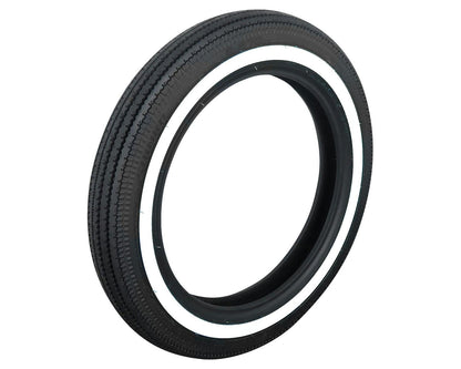 SHINKO E270 Whitewall Super Eagle Vintage Motorcycle Tire - 4.00-18 64H Front or rear | 40182701 — product view 1
