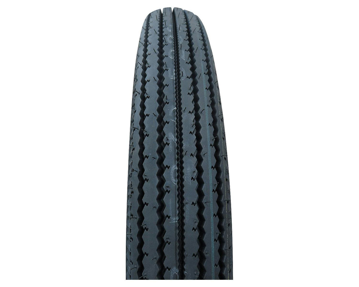 SHINKO E270 Black Super Eagle Vintage Motorcycle Tire - 4.50-18 70H Rear | 45182700 — product view 2