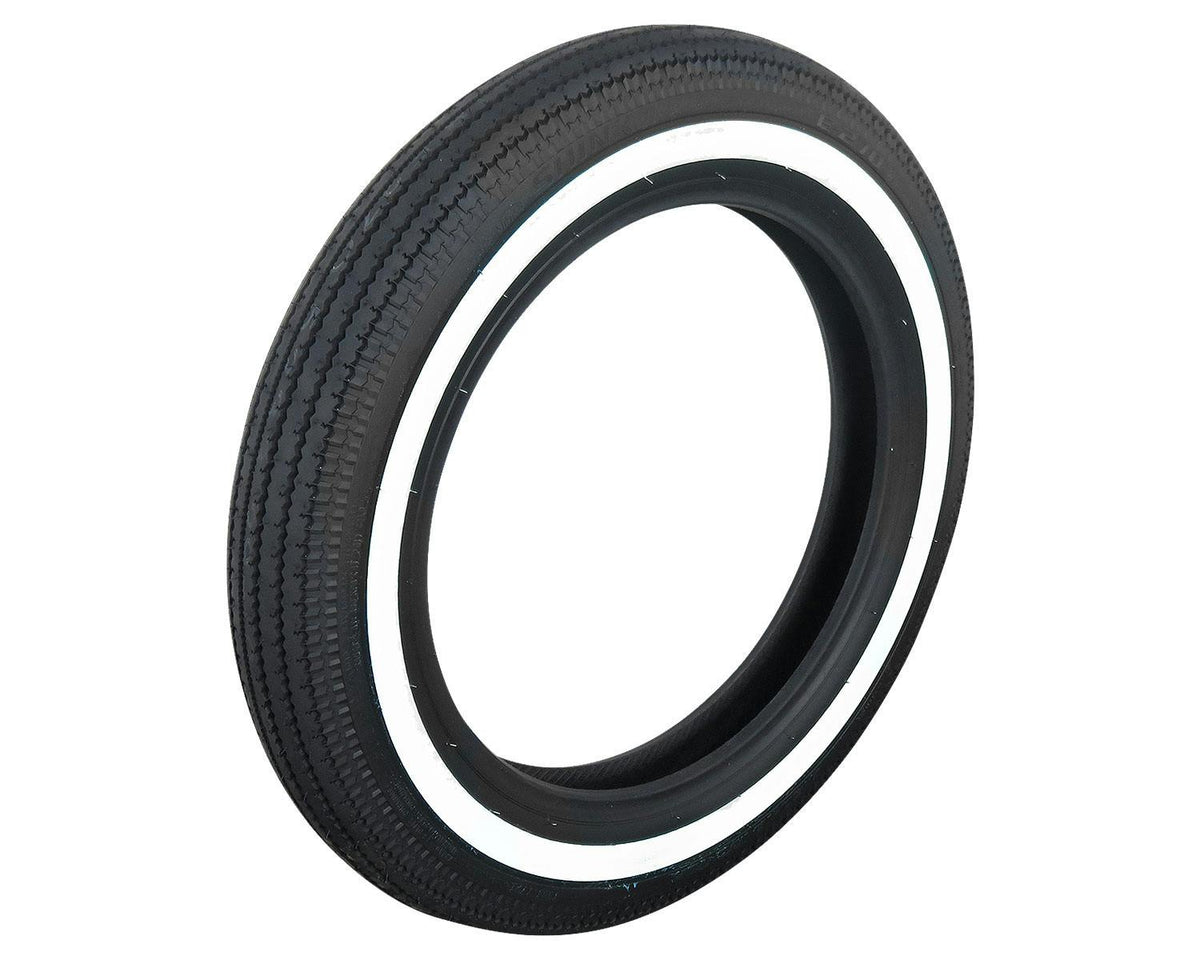SHINKO E270 Whitewall Super Eagle Vintage Motorcycle Tire - 4.50-18 70H Rear | 45182701 — product view 1