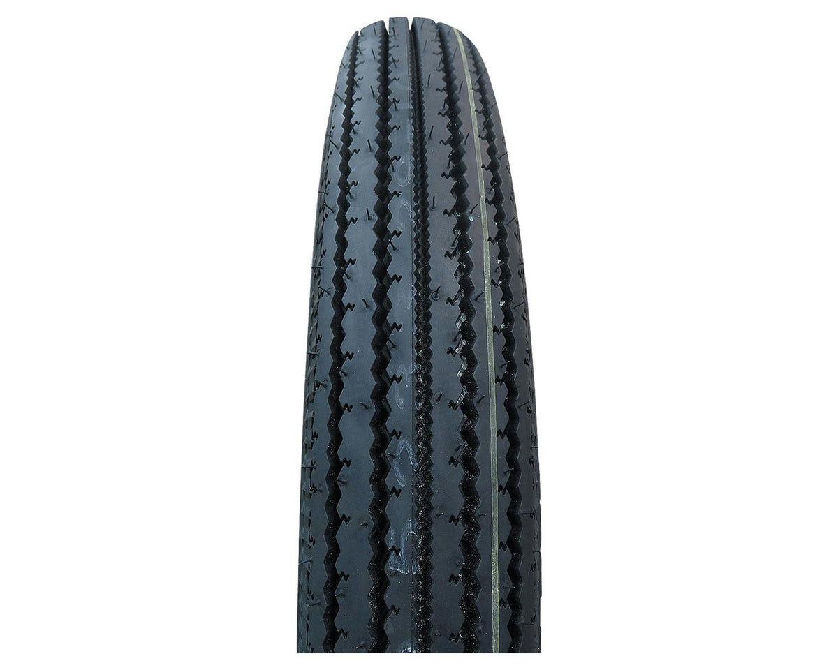 SHINKO E270 Whitewall Super Eagle Vintage Motorcycle Tire - 4.50-18 70H Rear | 45182701 — product view 2