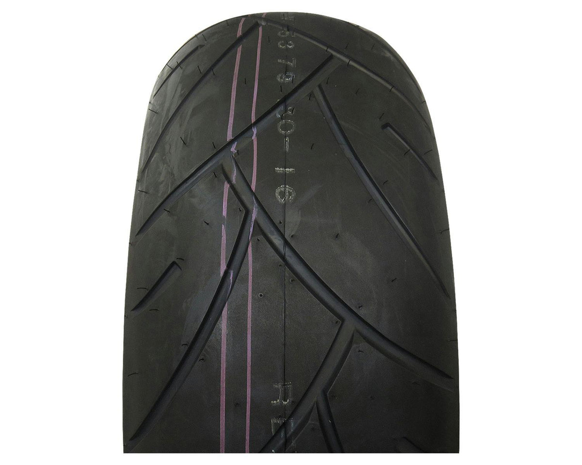 SHINKO R005 Black Advance Radial Motorcycle Tire - 240/40R18 79V Rear | 24400050 — product view 2