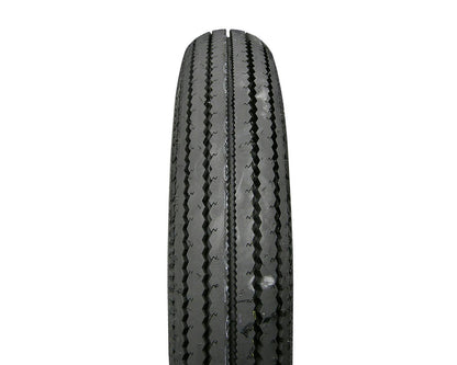 SHINKO E270 Whitewall Super Eagle Vintage Motorcycle Tire - 3.00-21 57S Front | 30212701 — product view 2