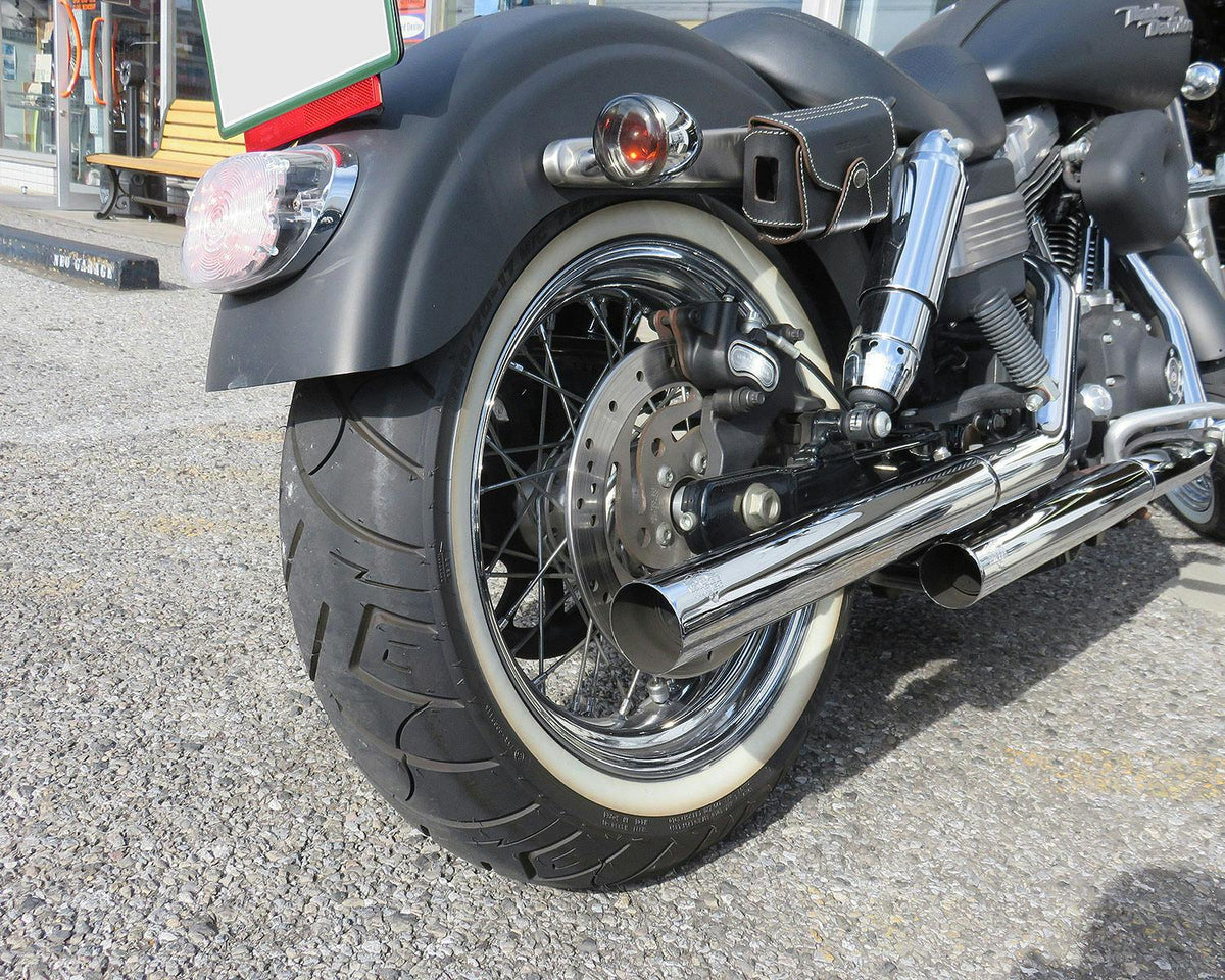 SHINKO SR777 Whitewall Cruiser Motorcycle Tire - 160/70-17 79H Rear | 16707771 — product view 3
