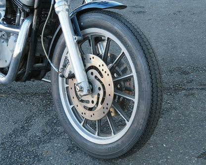 SHINKO E240 黑色 Classic 復古機車輪胎 - 100/90-19 63H 前輪 | ZMA00036，商品視角 3
