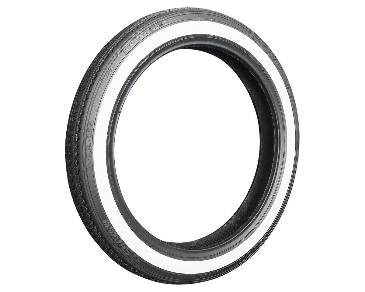 SHINKO E240 白邊 Classic 復古機車輪胎 - 100/90-19 63H 前輪 | ZMA00037，商品視角 1