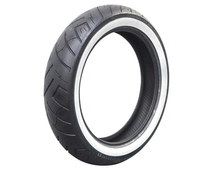 SHINKO SR777 Whitewall Cruiser Motorcycle Tire - 130/80-17 65H Front | 13807771 — product view 1