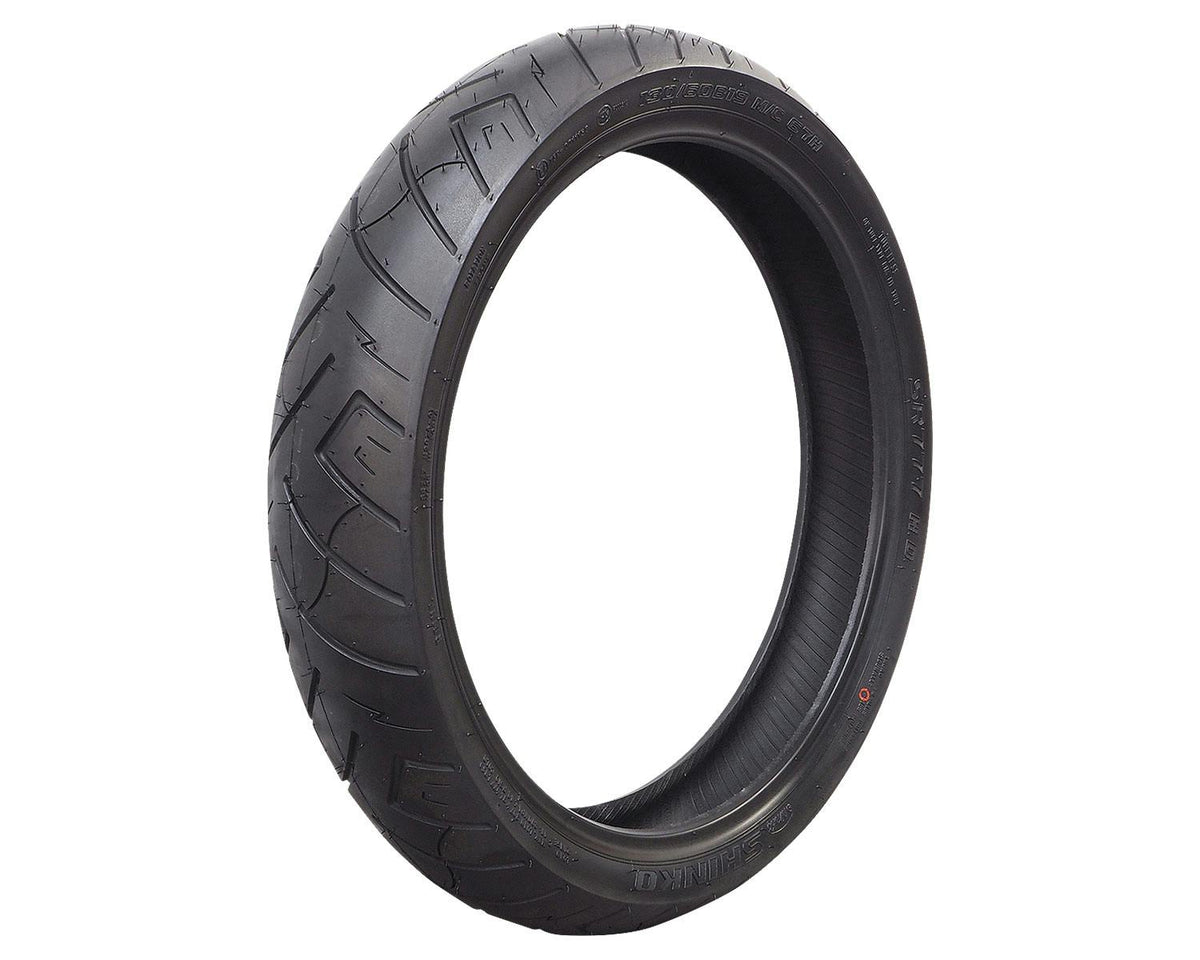 SHINKO SR777 130/60B19 黑色輪胎，商品視角 1
