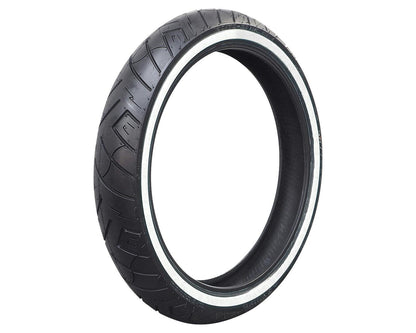 SHINKO SR777 Whitewall Cruiser Motorcycle Tire - 120/70-21 68V Front | 12707772 — product view 1