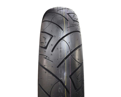 SHINKO SR777 Black Cruiser Motorcycle Tire - 140/90B16 77H Rear | 14907771 — product view 2