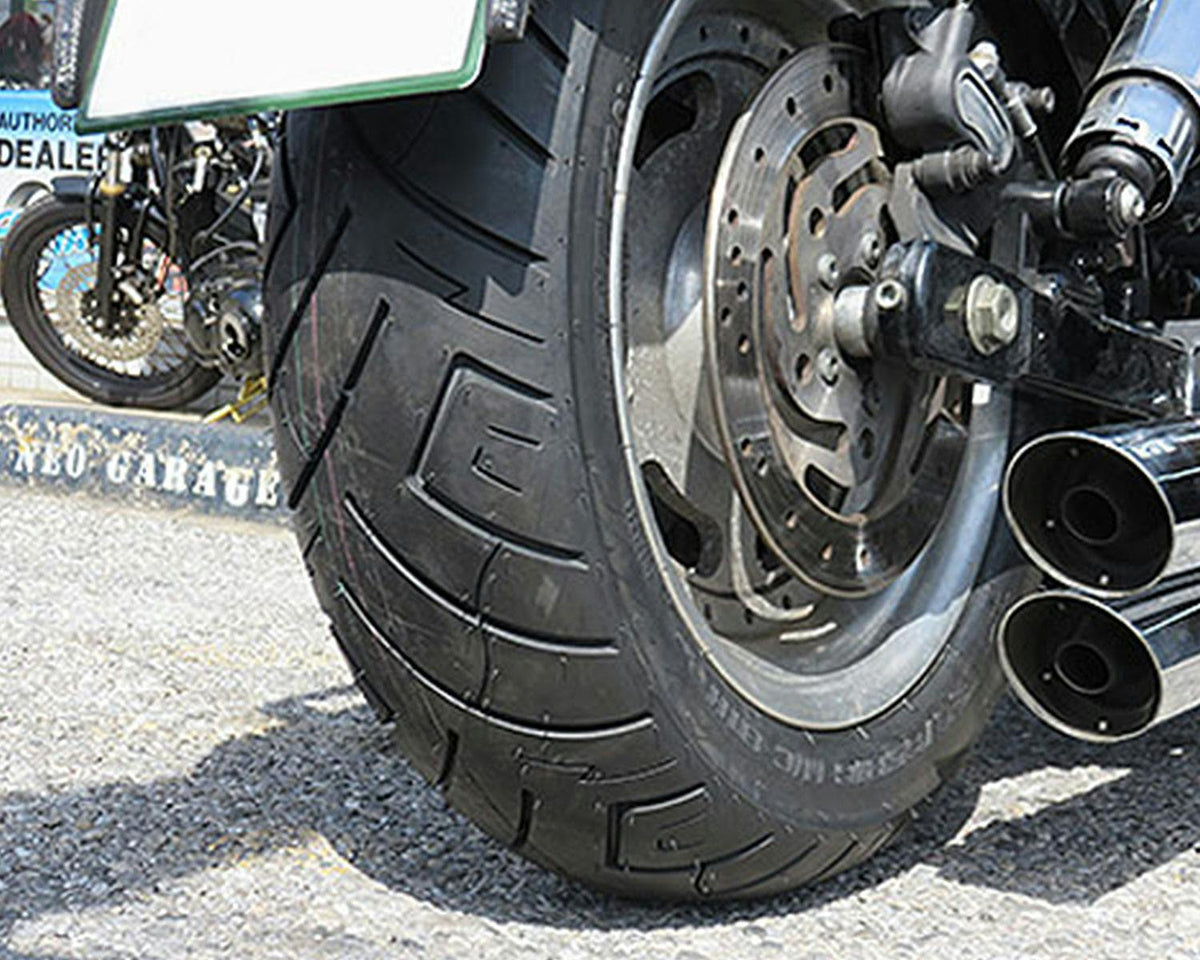 SHINKO SR777 Black Cruiser Motorcycle Tire - 180/65B16 81H Rear | 18657770 — product view 3