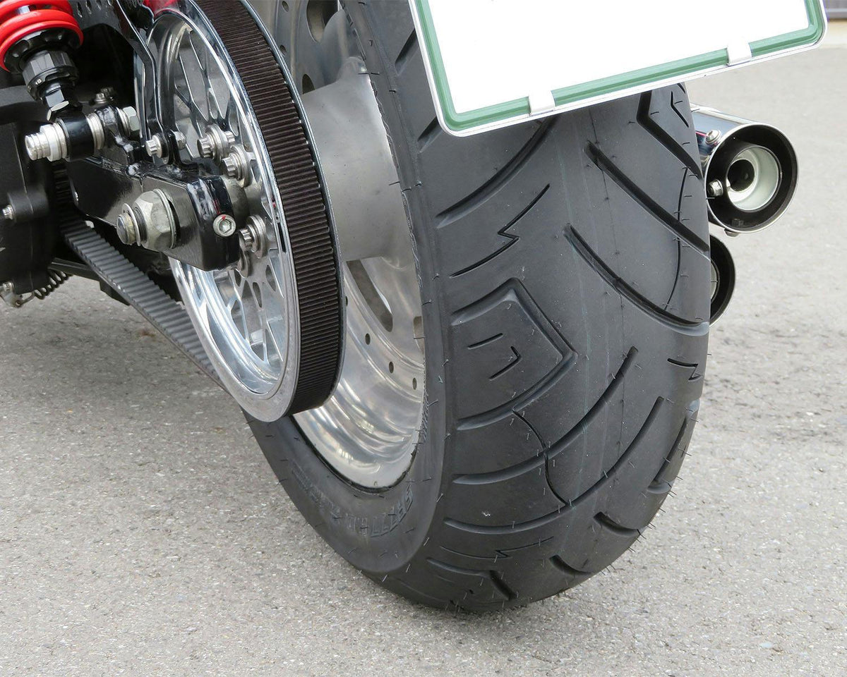 SHINKO SR777 Black Cruiser Motorcycle Tire - 180/65B16 81H Rear | 18657770 — product view 4