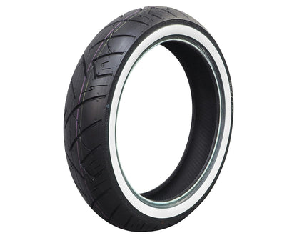 SHINKO SR777 Whitewall Cruiser Motorcycle Tire - 150/70B18 76H Rear | 15707771 — product view 1