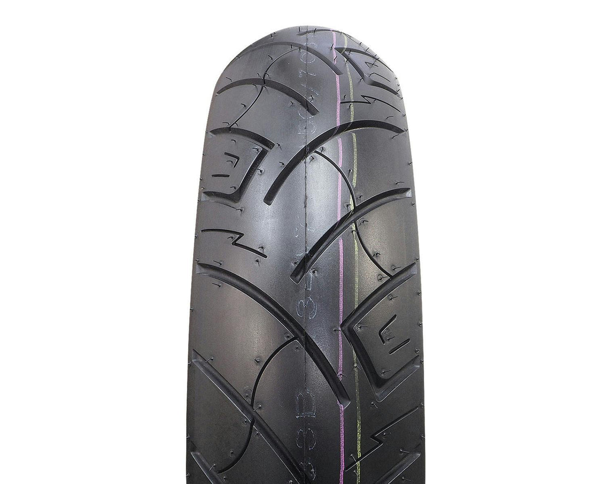 SHINKO SR777 Whitewall Cruiser Motorcycle Tire - 150/70B18 76H Rear | 15707771 — product view 2