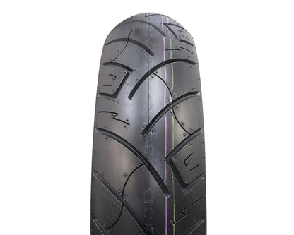 SHINKO SR777 Whitewall Cruiser Motorcycle Tire - 150/70B18 76H Rear | 15707771 — product view 2