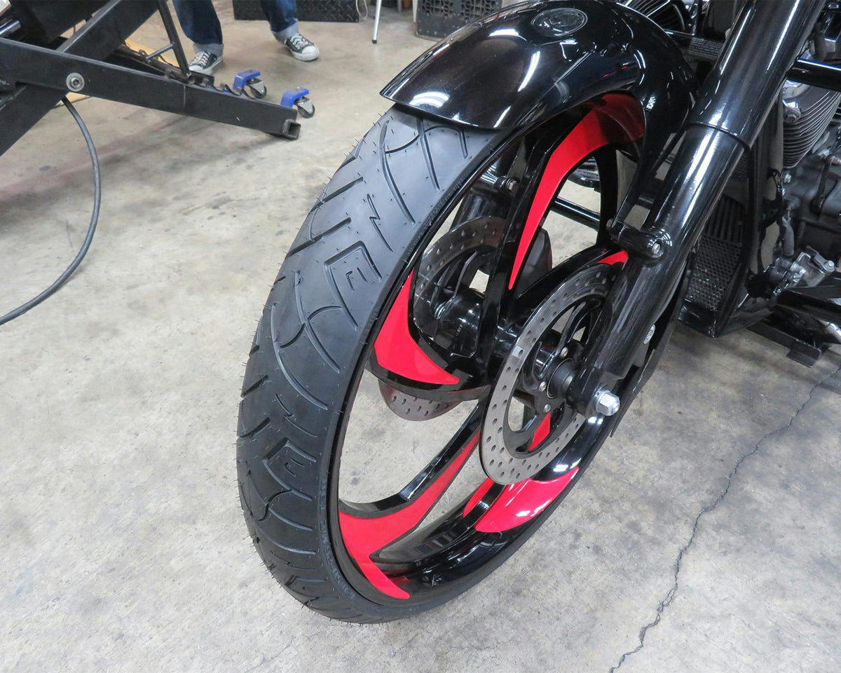 SHINKO SR777 Black Cruiser Motorcycle Tire - 120/50-26 73H Front | 12507770 — product view 3