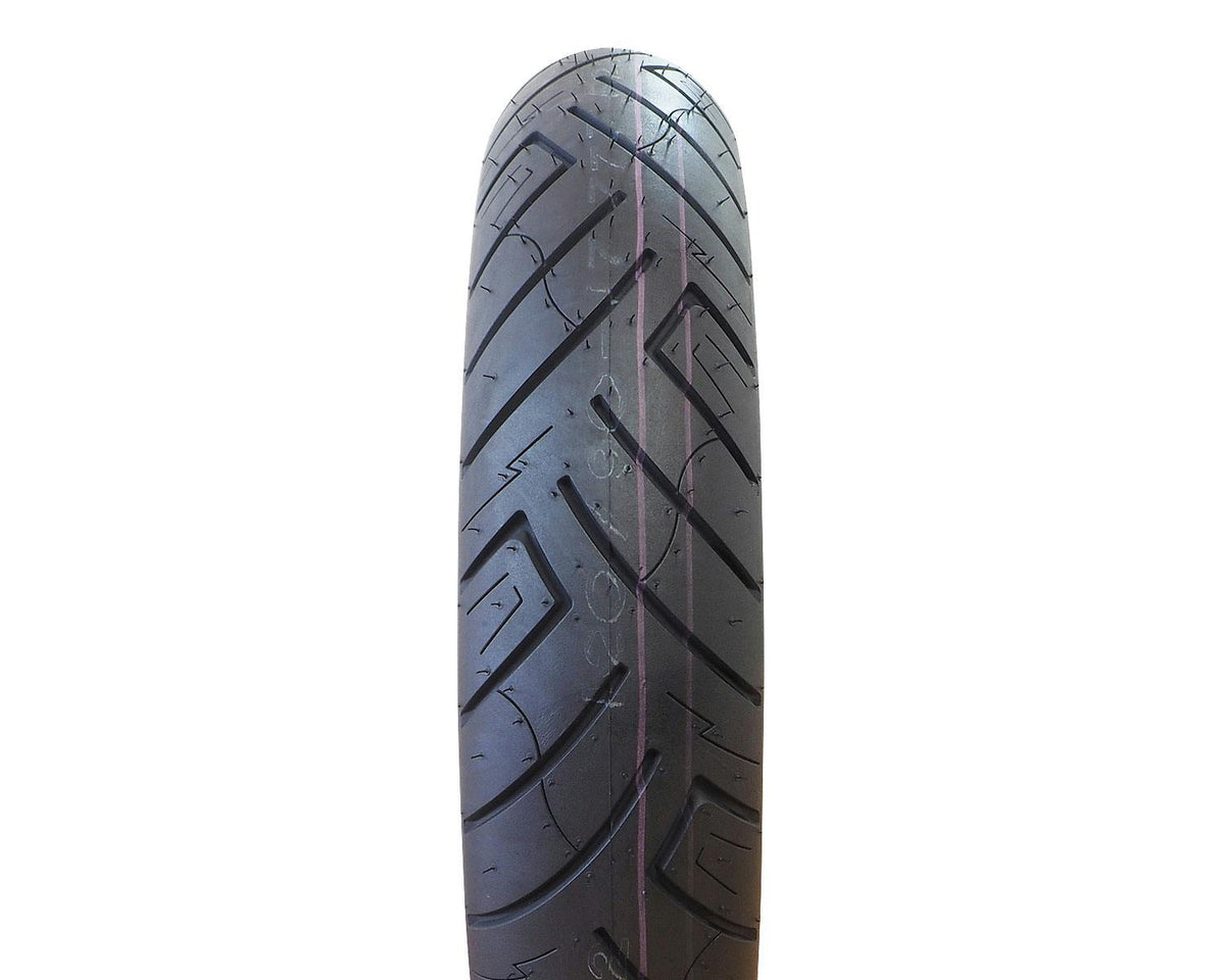SHINKO SR777 Black Cruiser Motorcycle Tire - 120/90-17 64H Front | 12907770 — product view 2