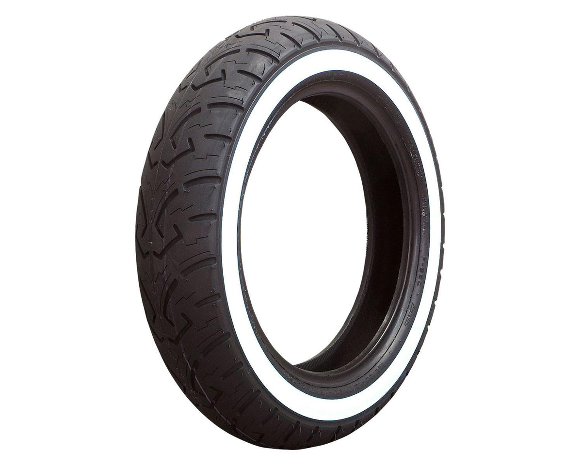 SHINKO 250 Whitewall Motorcycle Tire - MT90-16 73H Front | 90162501 — product view 1