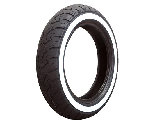 SHINKO 250 Whitewall Motorcycle Tire - MT90-16 73H Front | 90162501 — product view 1