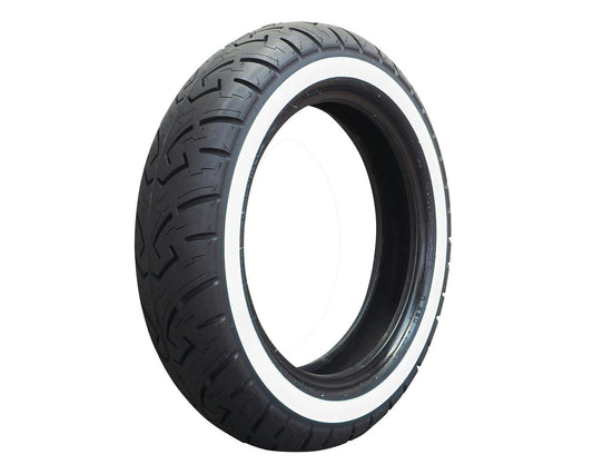 SHINKO 250 Whitewall Motorcycle Tire - MT90-16 74H Rear | 90162503 — product view 1