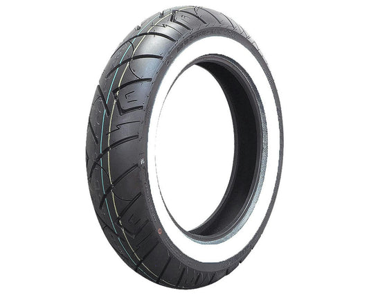 SHINKO SR777 Whitewall Cruiser Motorcycle Tire - MU85B16 77H Rear | 85167771 — product view 1