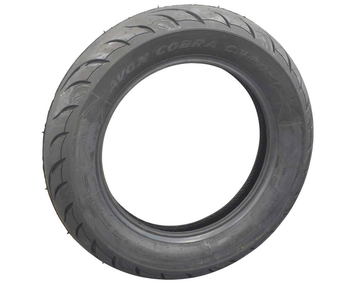Avon Tyres AV91 Cobra Chrome Tire - 130/90B16 73H Front | 640566 — product view 1