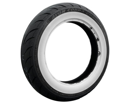 Avon Tyres Cobra Chrome Tire - 140/90B16 77H Rear Whitewall | 640588 — product view 1