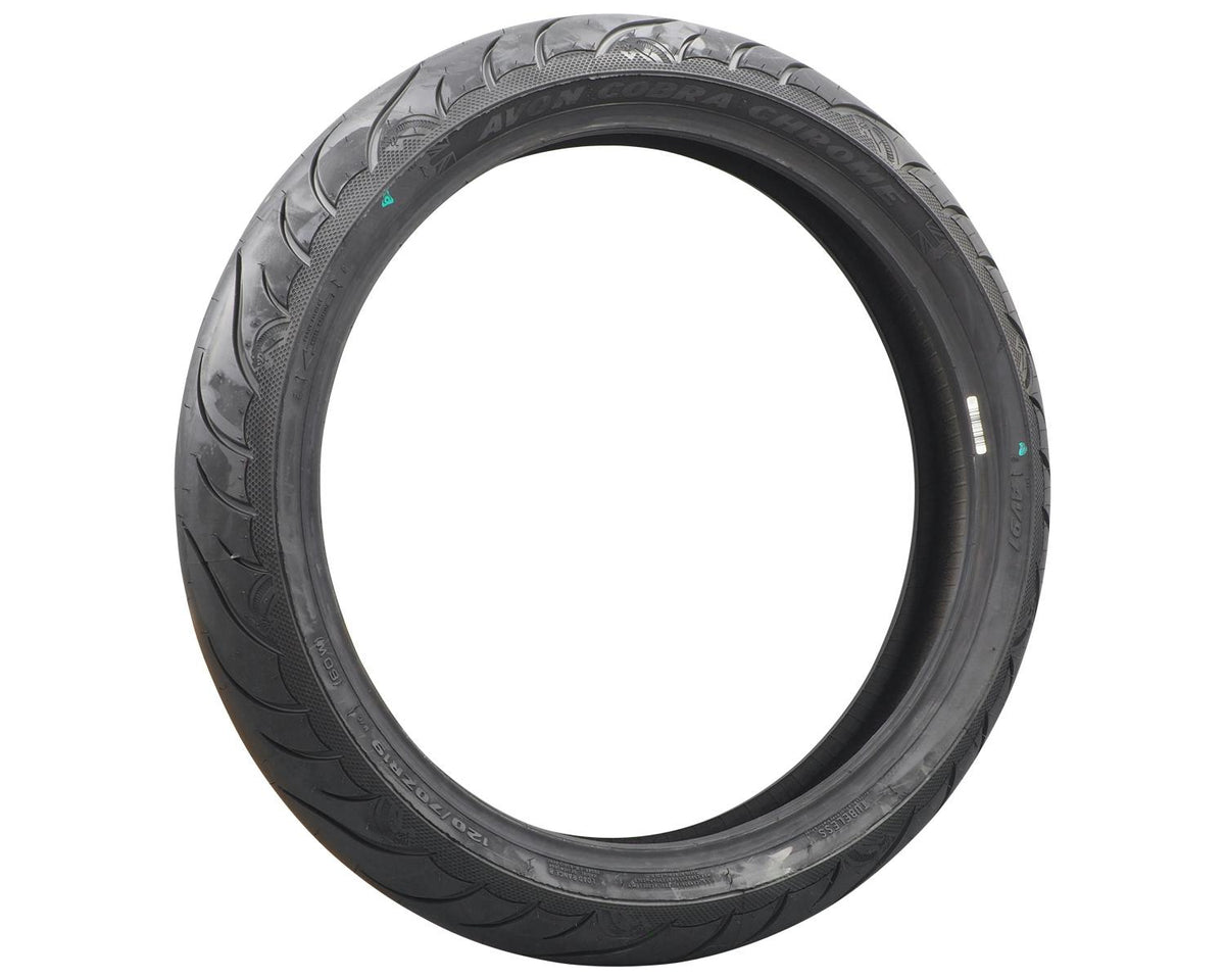 Avon Tyres Cobra Chrome Tire - 120/70ZR19(60W) Front | 640565 — product view 1