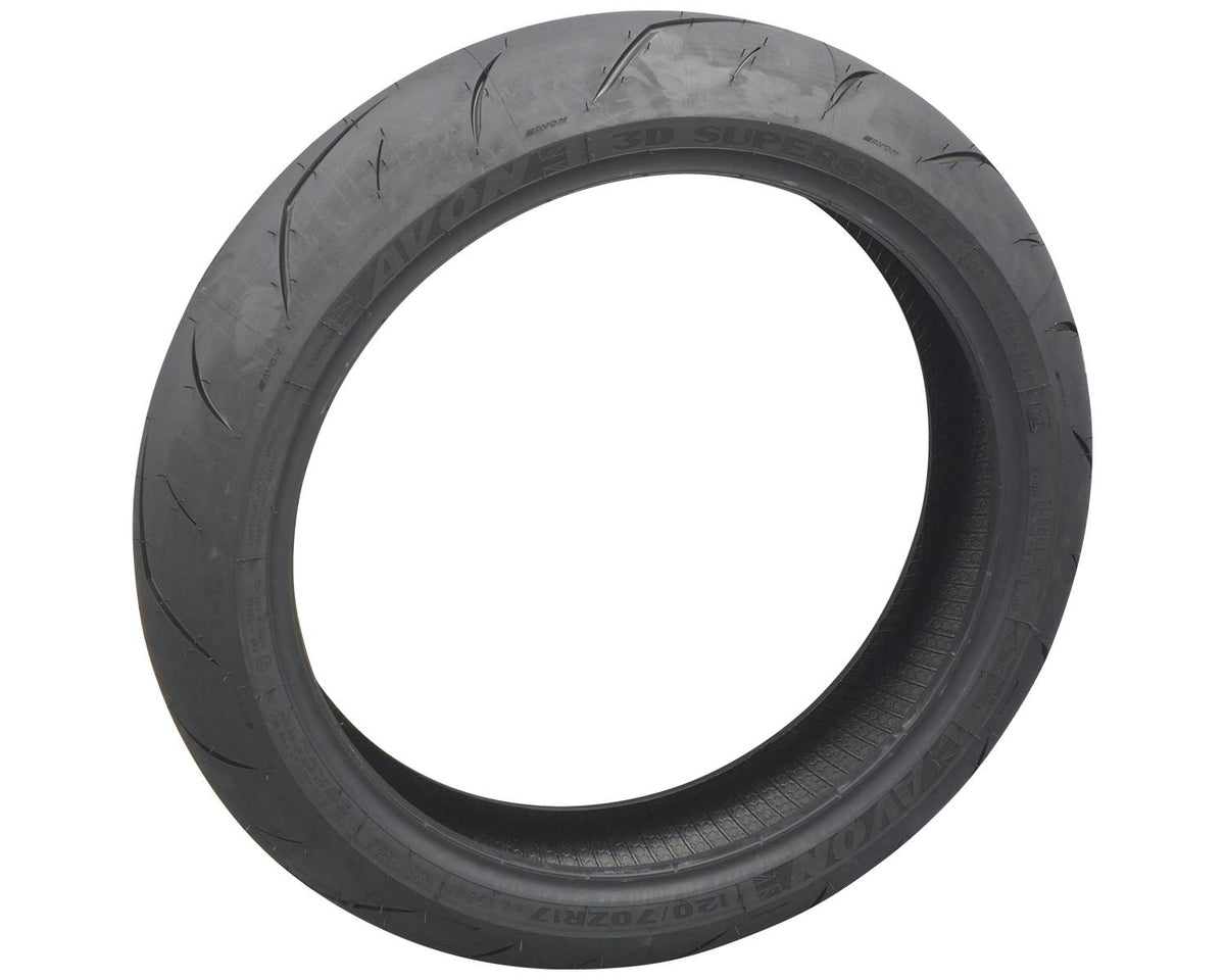 Avon Tyres 3D Supersport Tire - 120/70ZR17(58W) Front | 640624 — product view 1