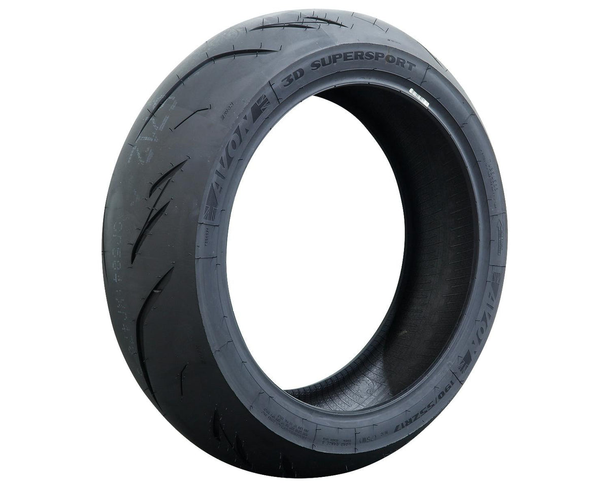 Avon Tyres 3D Supersport Tire - 190/55ZR17(75W) Rear | 640628 — product view 1