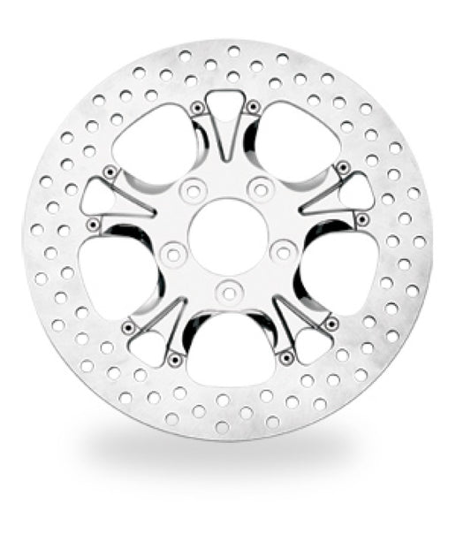 Performance Machine Disc/Carr 11.8 吋 Gatlin 前側 左側 - 鍍鉻｜0133-1800GATS-CH