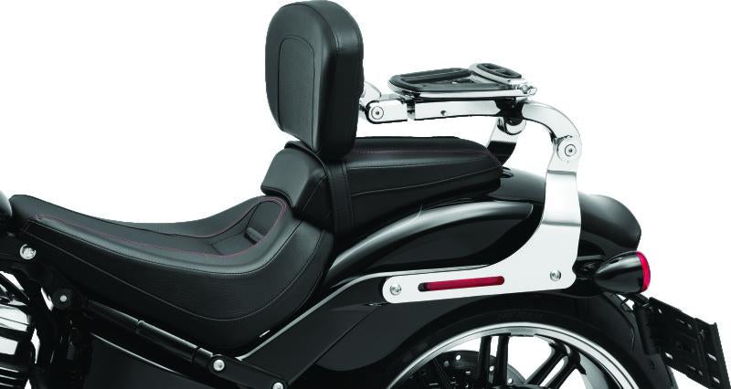 Kuryakyn Fixed 固定座 Multi-Purpose 騎士用 & 乘客用 靠背 18-Up Softail 黑色｜7081