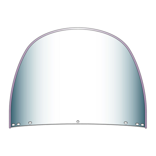 National Cycle Heritage Standard 頂部 Rounded 替換用 包邊 風鏡 5 螺栓 - 透明｜20000