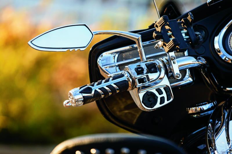 Kuryakyn Raised 後照鏡 Adaptors Metric 車系 (Excluding Yamaha) 鍍鉻｜1713