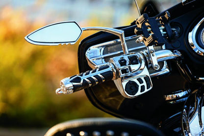Kuryakyn Raised 後照鏡 Adaptors Metric 車系 (Excluding Yamaha) 鍍鉻｜1713