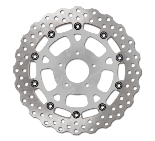 Performance Machine Disc Carr Dominator 320Mm X .20 Ff No O/S 前側 鍍鉻｜0133-2606S-CH