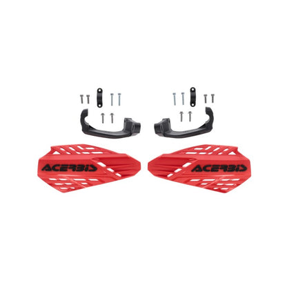 Acerbis Linear Vented 護弓 - 紅色/黑色｜2987611018