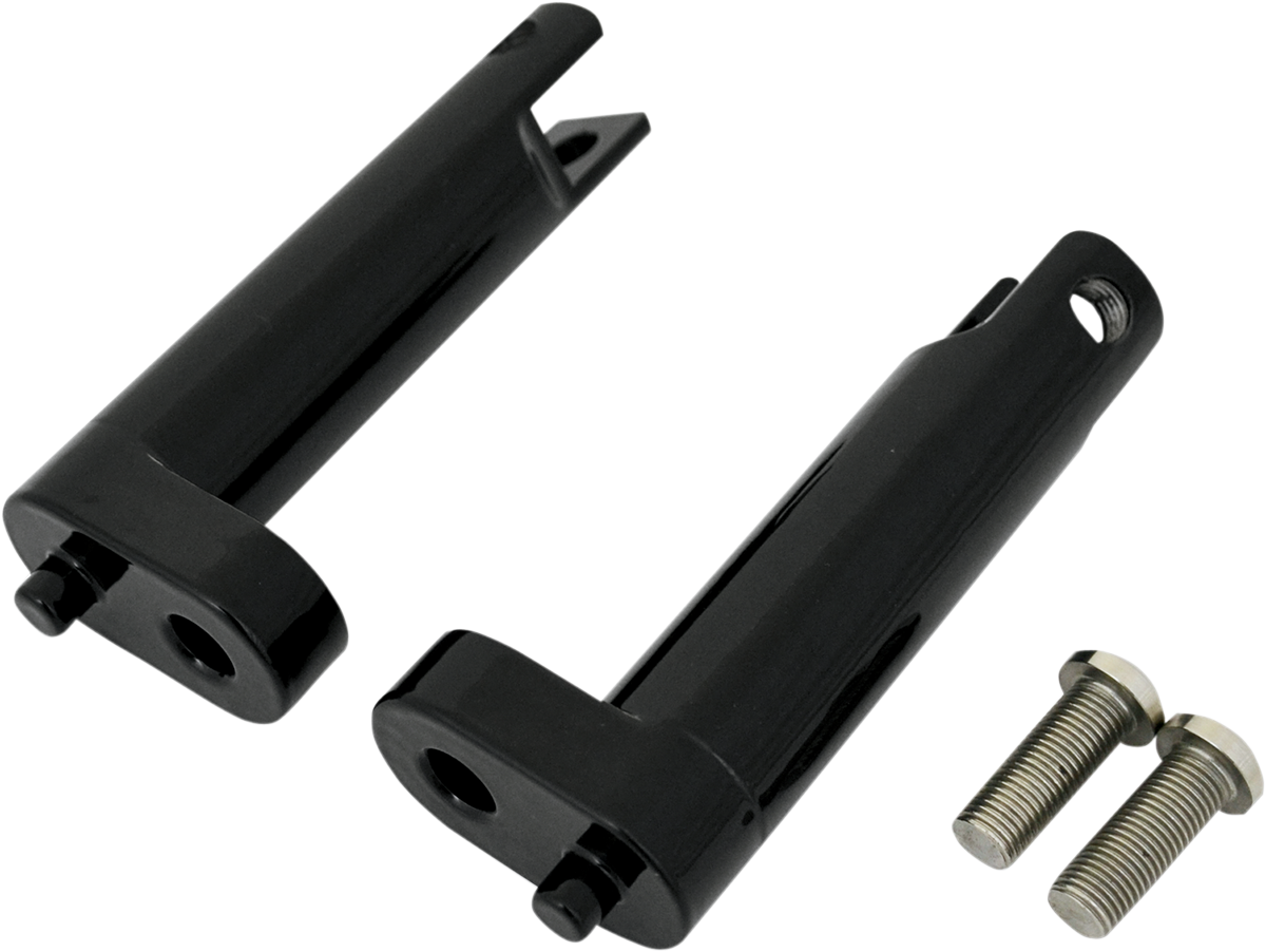 DRAG SPECIALTIES 1620-1057 Passenger Foot Peg Mount - Black - DRG-1620-1057
