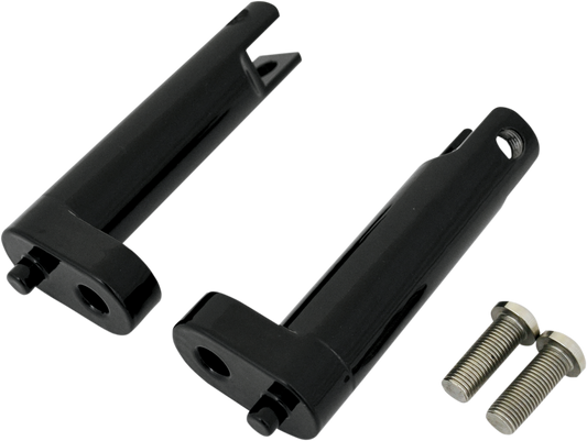 DRAG SPECIALTIES 1620-1057 Passenger Foot Peg Mount - Black - DRG-1620-1057