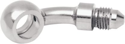 Russell Performance R4057C straight chrome banjo fitting side view